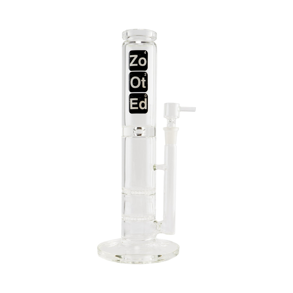 Zooted Glass 12” Water Pipe – Straight Tube