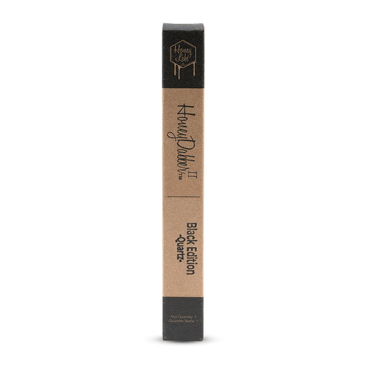 Honey Dabber II Nectar Collector with Quartz Nail - Black Edition