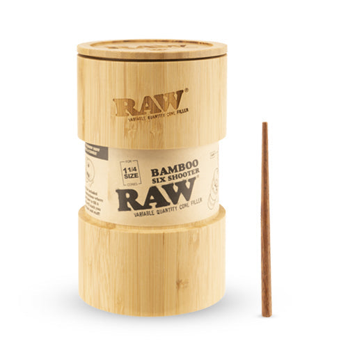 RAW Bamboo King Size Six Shooter Cone Filler
