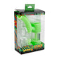 Ooze Stack Pipe Silicone Bubbler - Green Glow