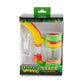 Ooze Stack Pipe Silicone Bubbler - Rasta