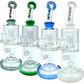 10" AFM Dot Double Perc Glass Dab Rig