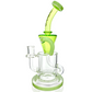 10.5" AFM Glass Drain Recycler Double Color Inline Dab Rig