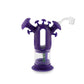 Ooze Trip Pipe Silicone Bubbler - Purple