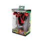 Ooze Trip Pipe Silicone Bubbler - Black / Red
