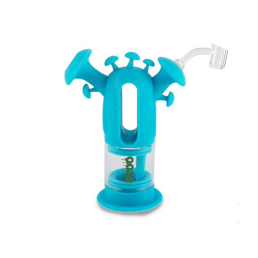 Ooze Trip Pipe Silicone Bubbler - Teal