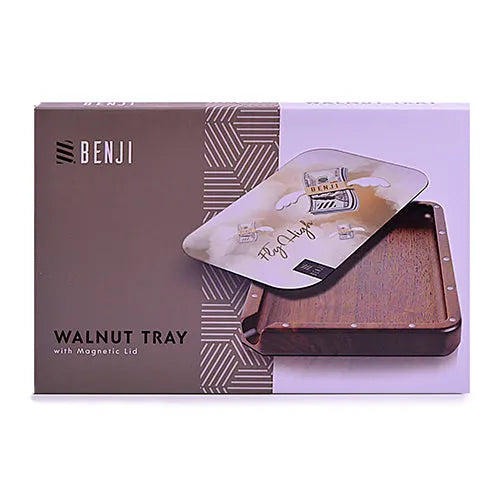 Benji - Walnut Tray w/ Magnetic Lid Kit
