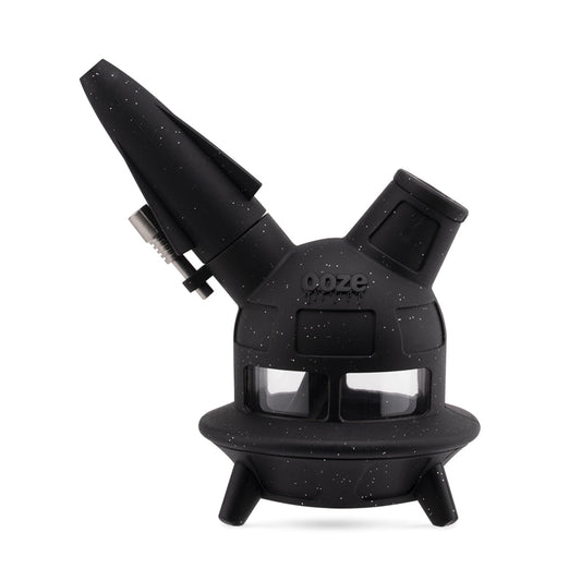 UFO Silicone Water Pipe & Nectar Collector -Shimmer Black