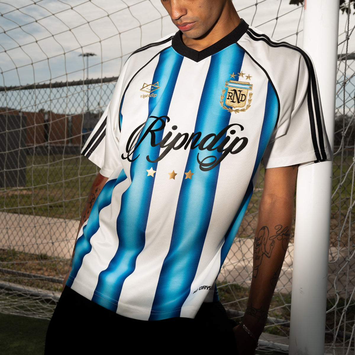 RND Cup Argentina Soccer Jersey (White / Blue)