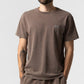 Castanza Short Sleeve Tee (Brown Vintage Wash)