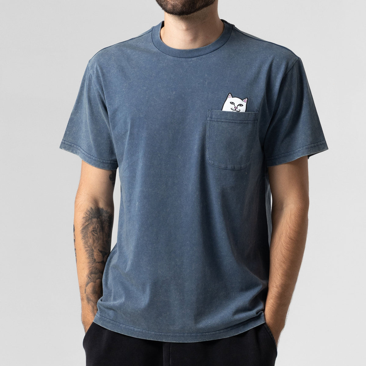 Lord Nermal Pocket Tee (Dark Slate Vintage Wash)