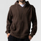 Castanza Waffle Knit Zip Up Hoodie (Brown)