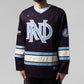 No Days Off Hockey Jersey  (Plum)