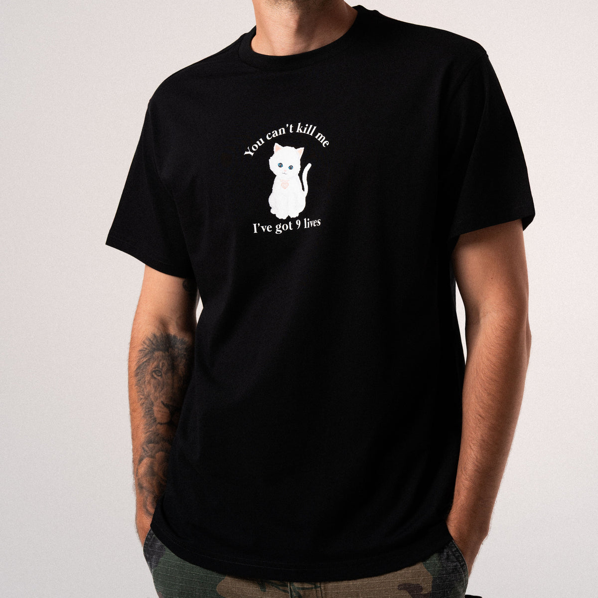 9 Lives Tee (Black)