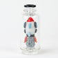 Empire Glassworks “Glow Rocket Ship” Peak Attachment – 4½″ – US-Made