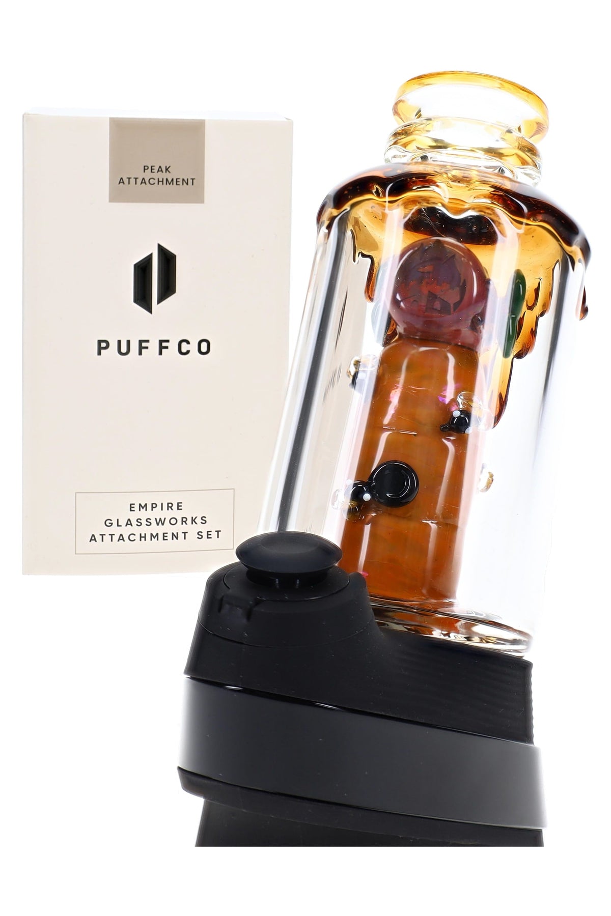 Empire Glassworks “Save the Bees” Puffco Peak Attachment – US-Made