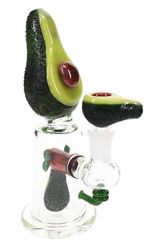 Empire Glassworks “Avocadope” Glass Mini Rig – 7″ – US-Made