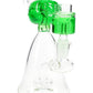 Fluid-Filled Glass Beaker Bong “Little Alien” – Freezable – Showerhead Perc – 6″