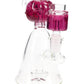 Fluid-Filled Glass Beaker Bong “Little Alien” – Freezable – Showerhead Perc – 6″