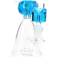 Fluid-Filled Glass Beaker Bong “Little Alien” – Freezable – Showerhead Perc – 6″