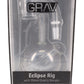 GRAV 7.5″ Eclipse Dab Rig – 10 mm Clear