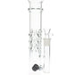 Straight Tube Glass Bong “Bubble Grip” – 14″ – Assorted Colors