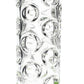 Straight Tube Glass Bong “Bubble Grip” – 14″ – Assorted Colors