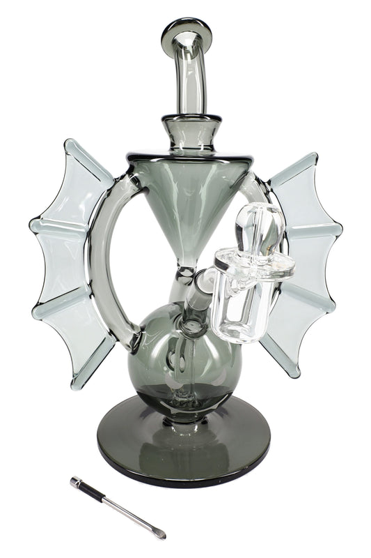 MJ Arsenal “Nocturne” Mini Glass Dab Rig – Glow Accents
