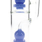 Glass Straight Tube Bong “Double Orbit” – Stereo Sphere Percs – 18″ – Assorted Colors