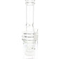 Glass Straight Tube Bong “Rings of Clarity” – Honeycomb Chamber – 18″ – Assorted Colors