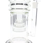 Glass Straight Tube Bong “Rings of Clarity” – Honeycomb Chamber – 18″ – Assorted Colors