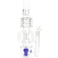 Glass Straight Tube Recycler Bong “Hydra Stack” – Perc – 19″ – Assorted Colors