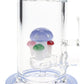 Glass Straight Tube Bong “Shroom Bloom” – Mushroom Perc – 7″ – Assorted Colors
