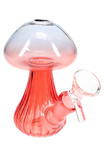 Multicolor Glass-on-Glass Mushroom Bong “Shroom Bloom” – 5″ – Assorted Colors