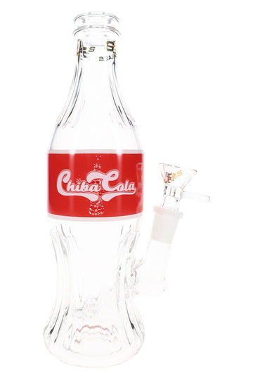 6B Glass Soda Bottle Water Pipe – 8½″ – Assorted Designs