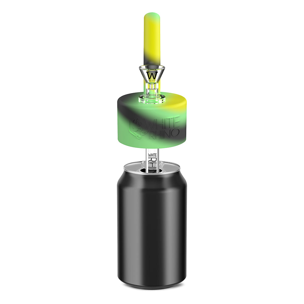 White Rhino Pop Can Top - Black / Green