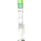 ROOR Tech Stemless Multicolor Straight Tube Bong – Multi Percs – 18″ – 5 mm