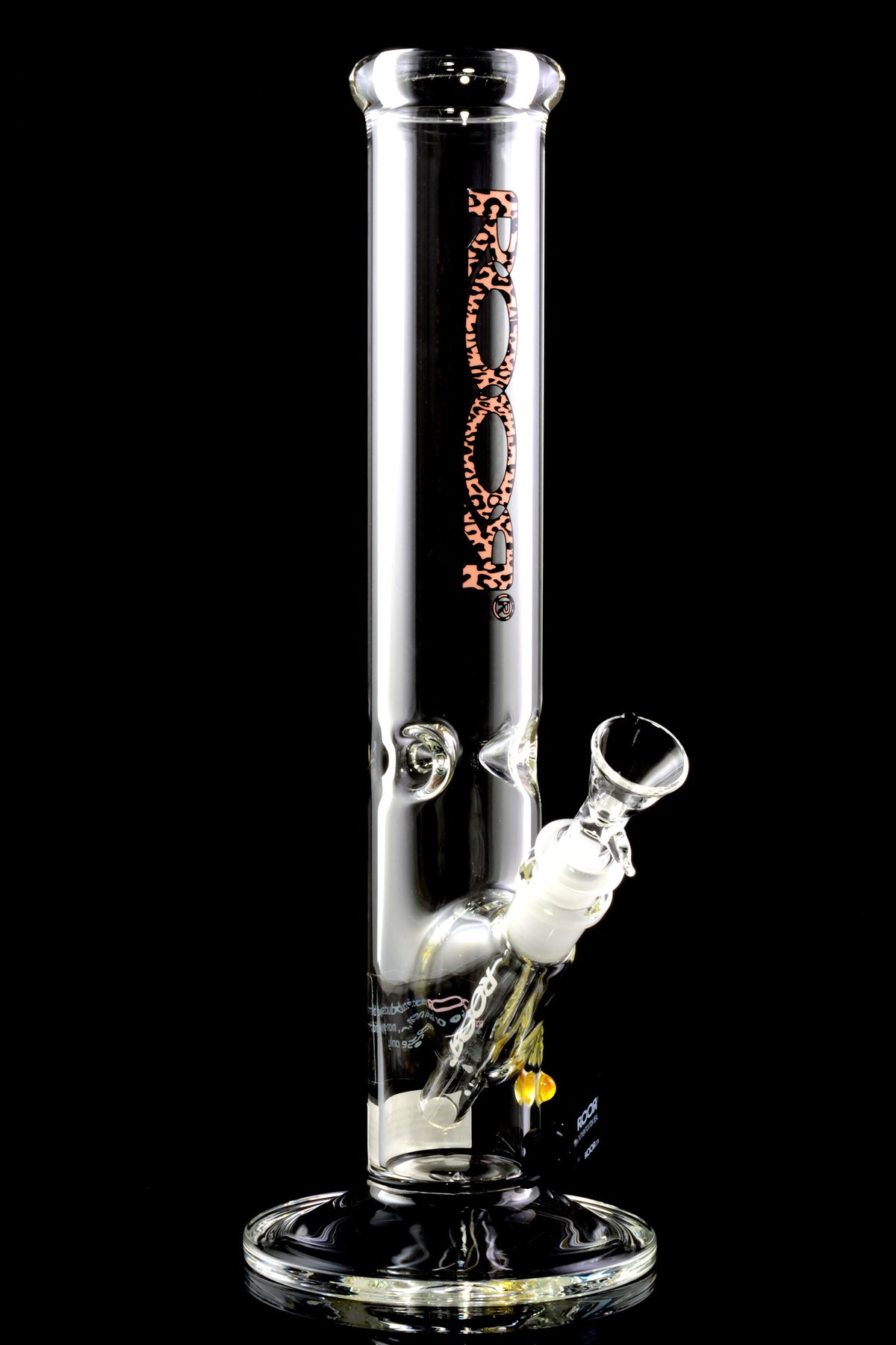 ROOR 14″ 50 mm Straight Tube Bong – Ice Pinch – 5 mm Thick