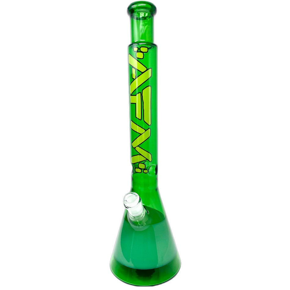 18" Quasar Glass Beaker Bong - Double Greens