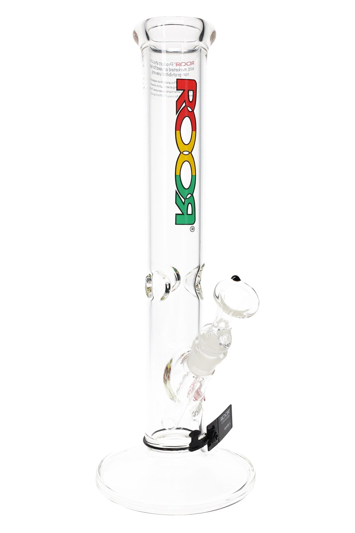 ROOR 14″ 50 mm Straight Tube Bong – Ice Pinch – 5 mm Thick