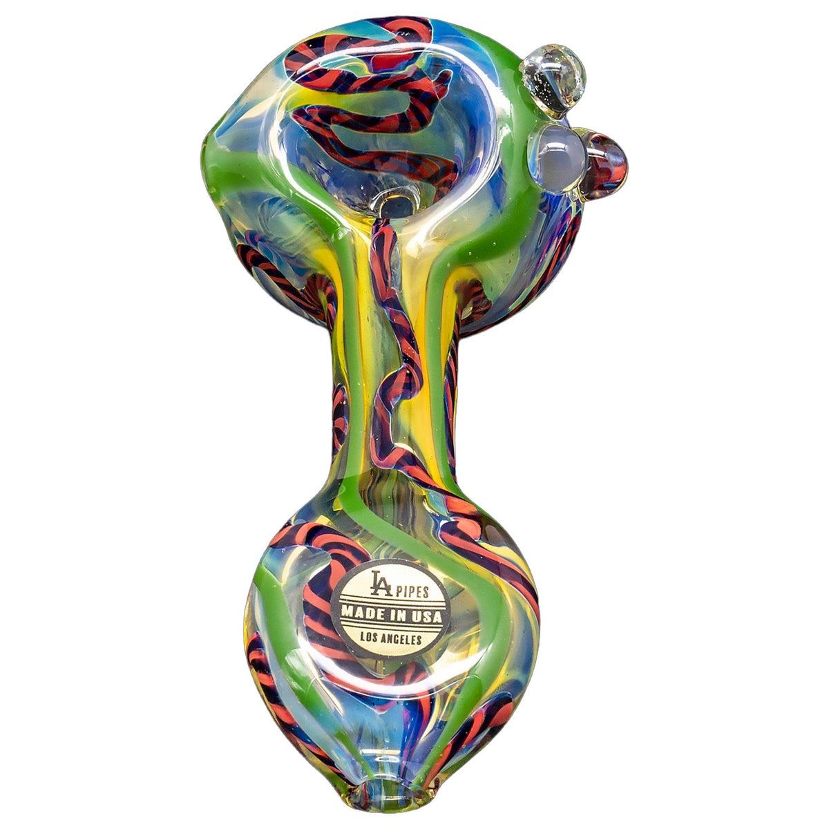 "Candy Spoon" Inside-Out Color Changing Glass Pipe