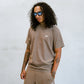 Castanza Short Sleeve Tee (Brown Vintage Wash)