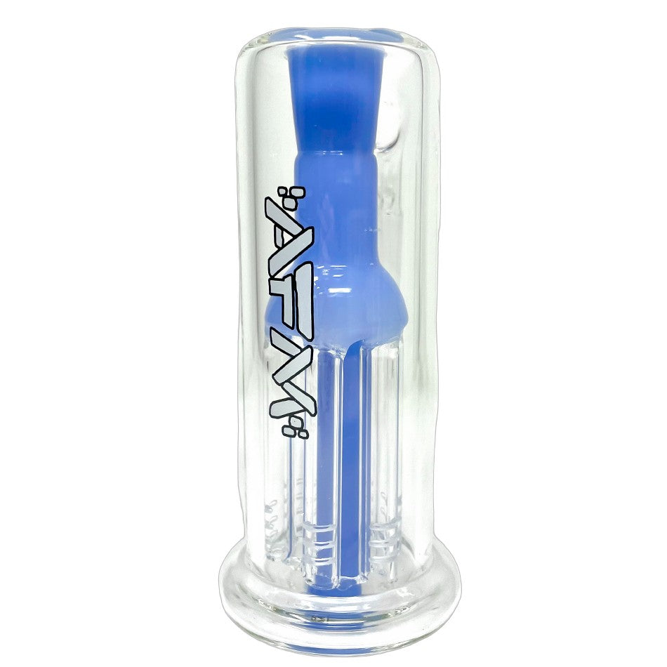5" Tall Boy 6 Arm Perc Glass Ash-Catcher