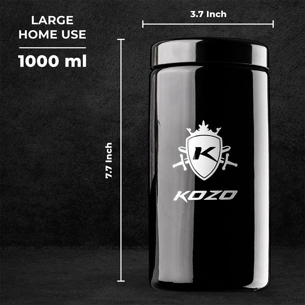 Kozo Grinders ­Glass Jars