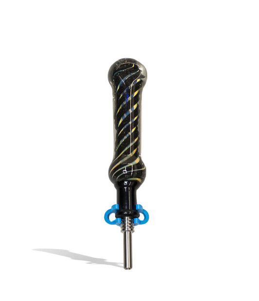 Black Top and Full Body Dicro Nectar Collector with 10mm Stainless Steel Tip