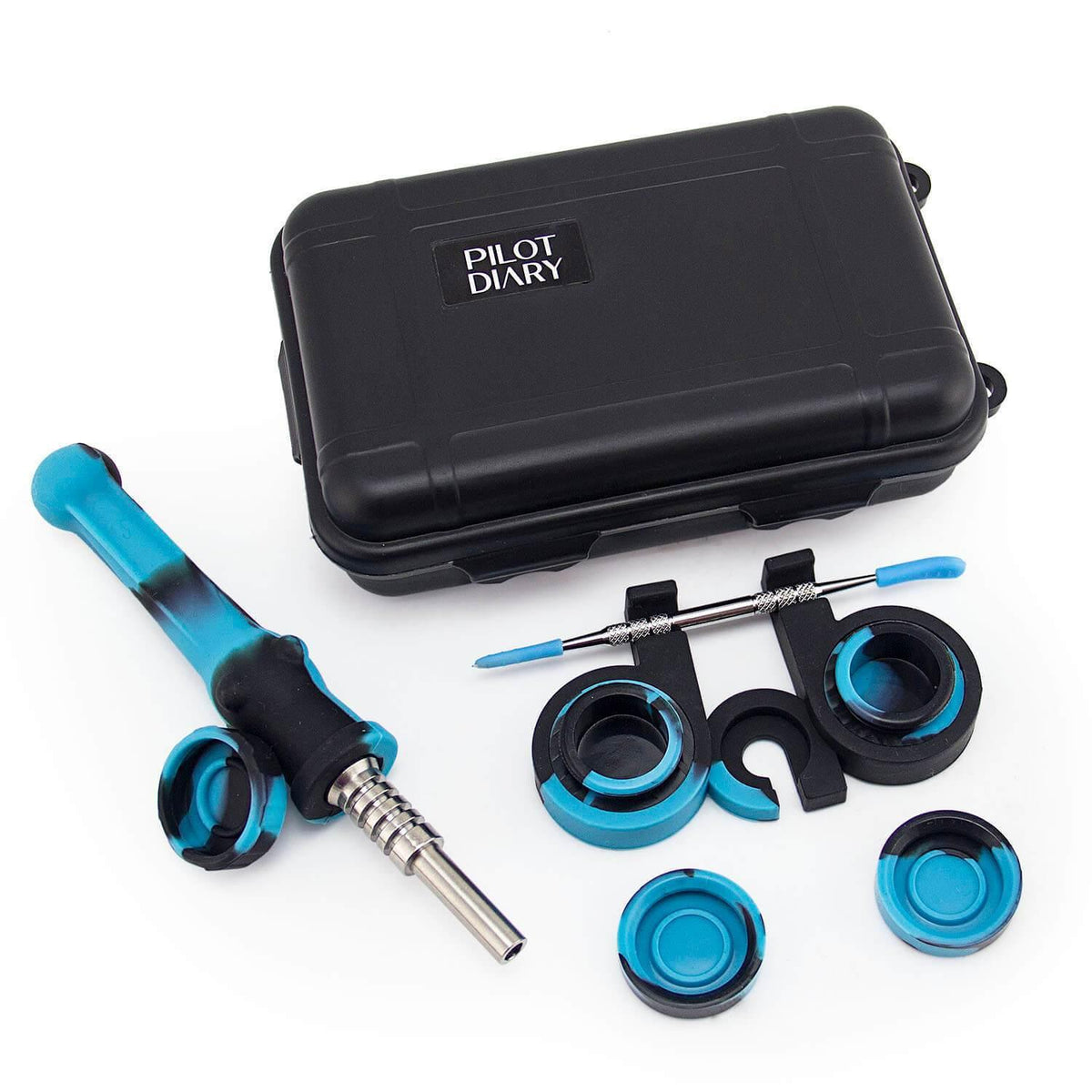Silicone Honey Straw With Travel Case