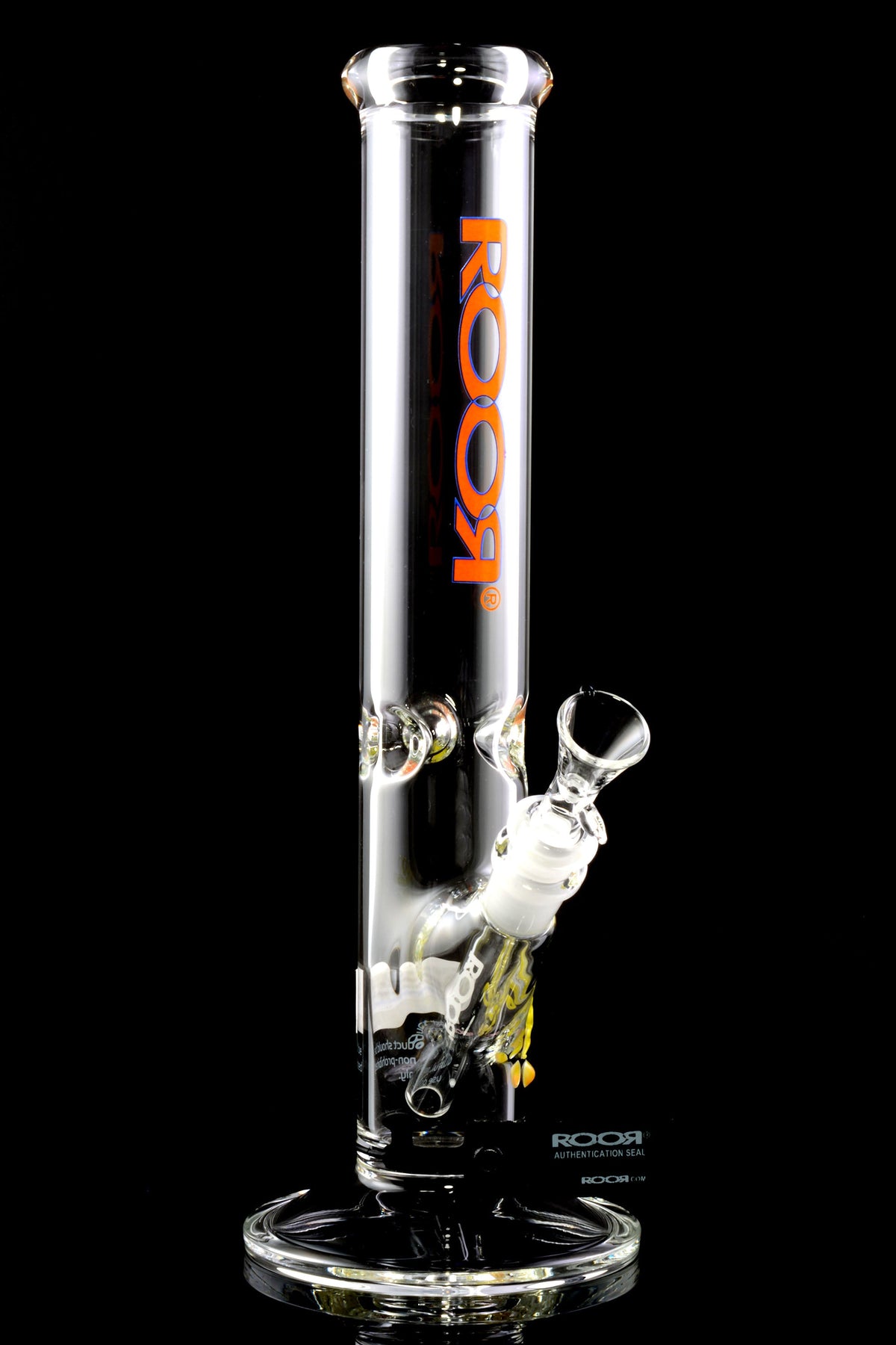 ROOR 14″ 50 mm Straight Tube Bong – Ice Pinch – 5 mm Thick