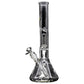 "Champ" Single or Double Showerhead Perc Beaker Bong