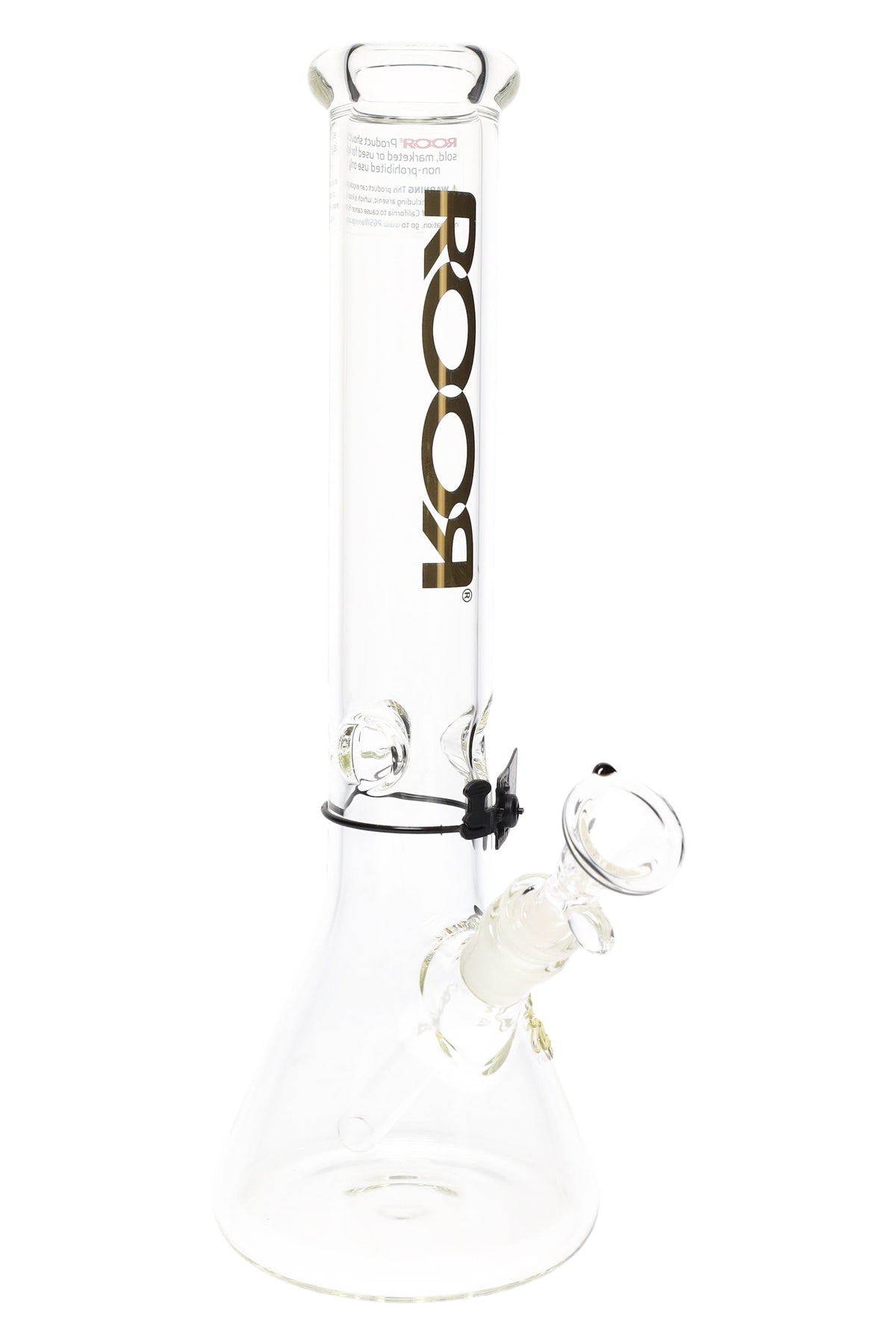 ROOR 5 mm Beaker Bong with Ice Pinch – Glass-on-Glass Classic