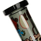 Cheech & Chong 15" Power to the Flower Dual Chamber Hex Beaker Bong